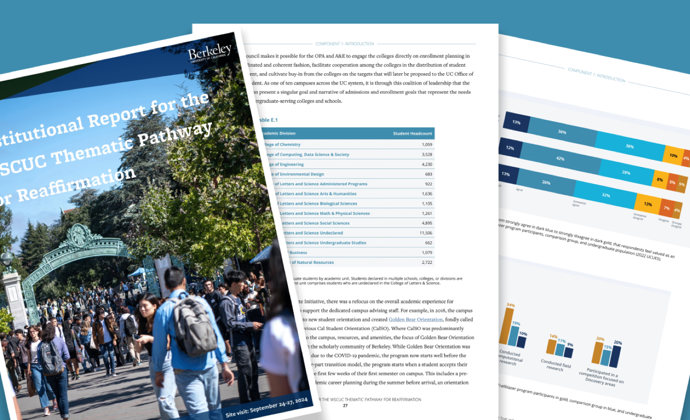 UC Berkeley WSCUC accreditation report preview